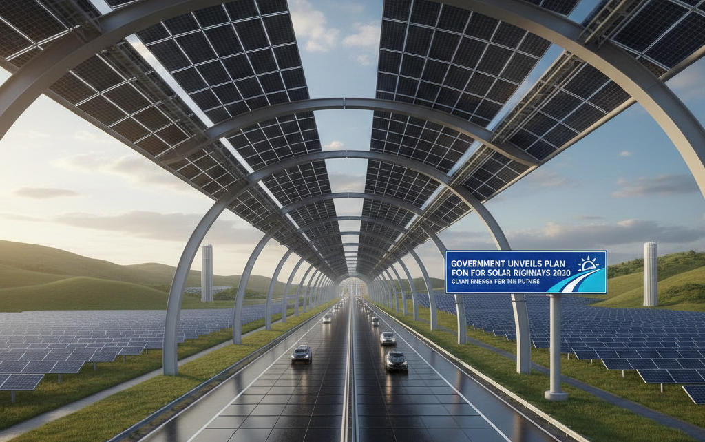 Government Unveils Plan for Solar Highways by 2030